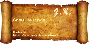 Grau Melinda névjegykártya